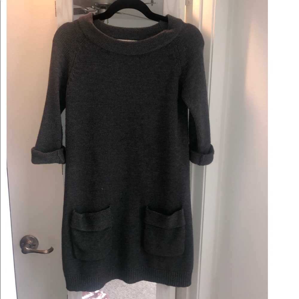 Knit sweater dress